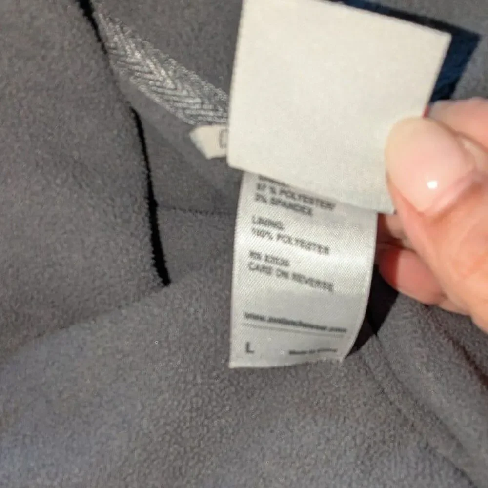 Avalanche Size Large Gray Mock‎ Neck Fleece Jacket